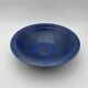 Brutalist Cup in Deep Blue Glazed Ceramic, Signed Studio Piece