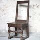 Chaise Lorraine, chaise d'appoint en bois XVIIIe