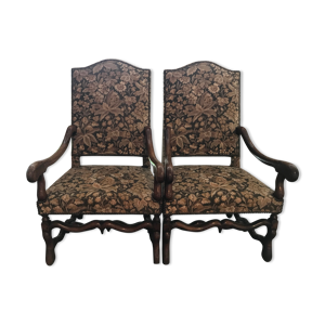 fauteuils copie louis XIII