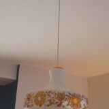 70's opaline pendant light