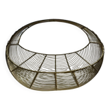 Gold metal magazine rack