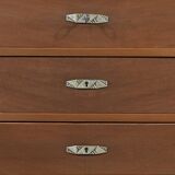 Small mahogany veneer chest of drawers, Art Deco – 1940