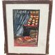 Dessin miniature sous verre