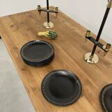 Farm table desk turned legs