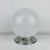 Art Deco opaline glass globe wall light, ceiling light