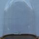 Antique wedding globe in oval glass 32 cm high