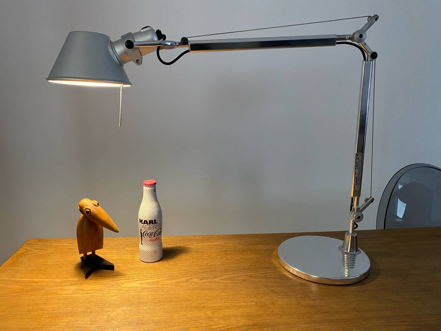 Tolomeo mini led desk lamp on designer base By Lucchi & Fassina excellent condition