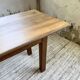 Walnut farmhouse table 2.10m from the 50s