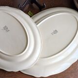 2 oval serving dishes by Longchamp - Mistral service