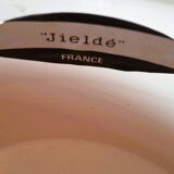 Old black Jieldé workshop lamp with clamp, 2 arms (35 and 50cm) - E27 150W.