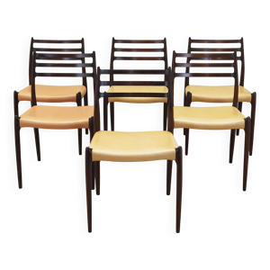 Ensemble de six chaises