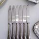 Lot de 6 couteaux métal argenté