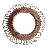 Wicker sun mirror