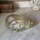 Vintage smoked glass shell wall light