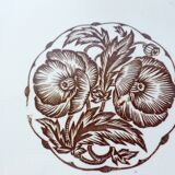 3 flat plates from Sarreguemines model Argonne 210734