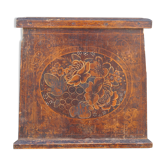 Painted wood pediment 1900