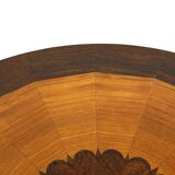 Art Deco Oak Side Table Inlaid Leaf coromandel minimalist design