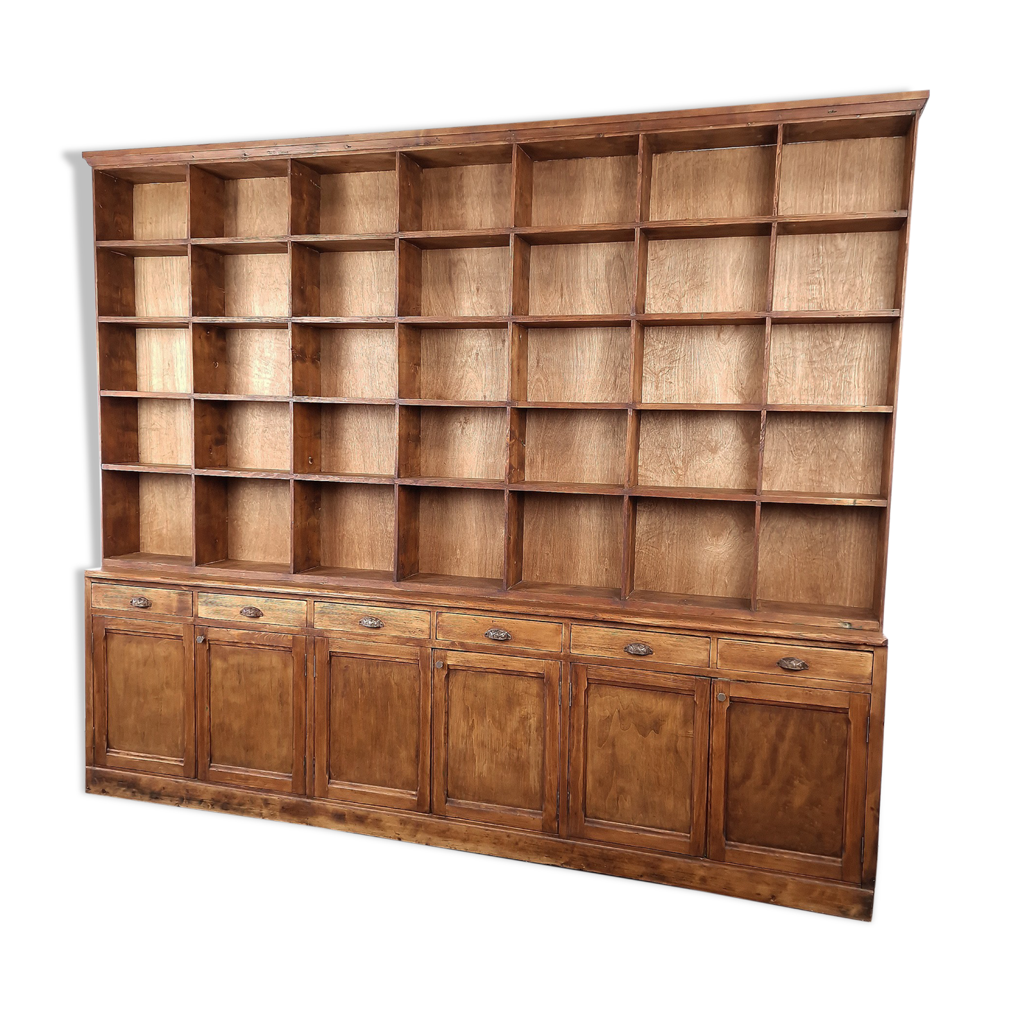 Vintage pharmacy wall cabinet cupboard display case