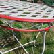 Table de jardin en fer forgé vintage