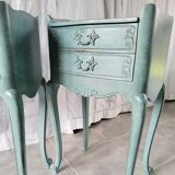Pair of patinated Louis XV bedside tables