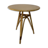 Rattan and formica table