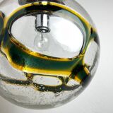Large vintage swirling Murano glass pendant light, 1970s