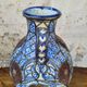 Filigree vase, ceramic, leather, enamel and metal, 19th century - Safi, Morocco