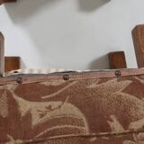 Set of 2 Art Deco poufs with original upholstery, France 1930