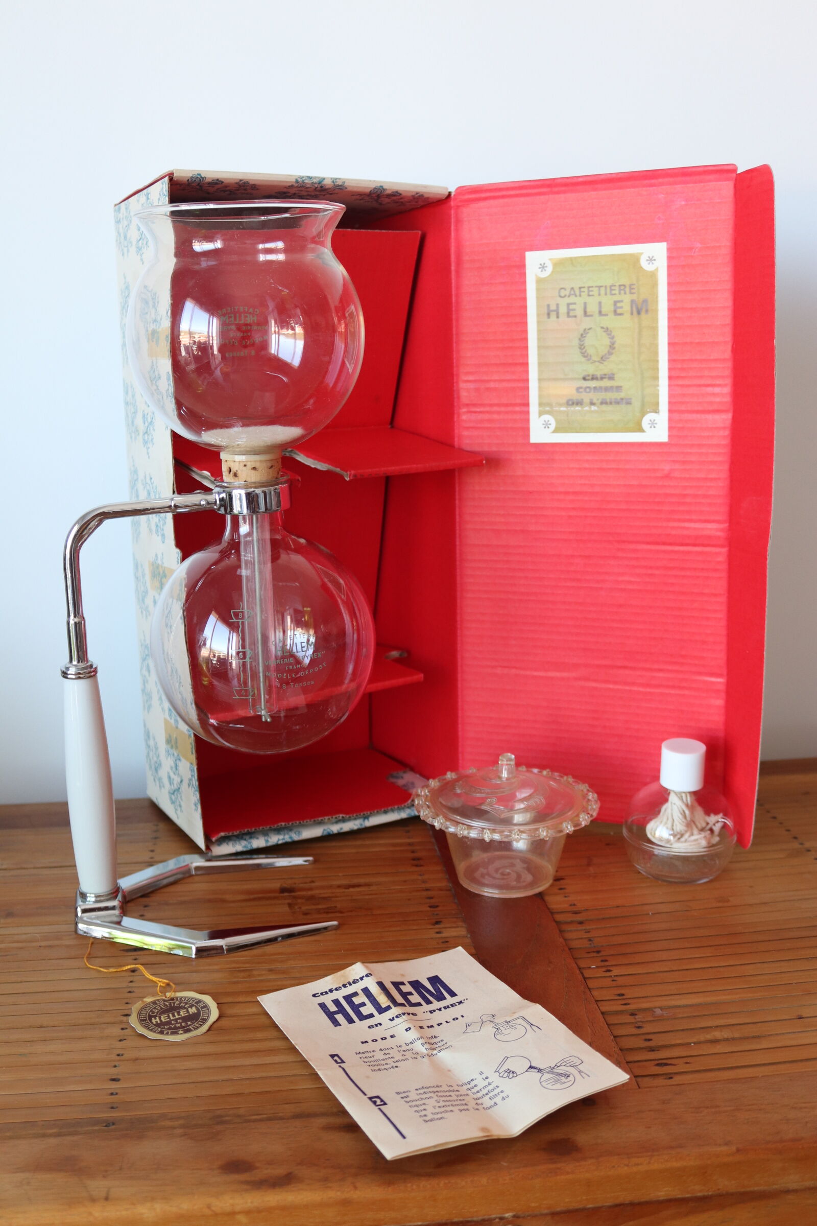 Old Hellem depression coffee maker 60s/70s