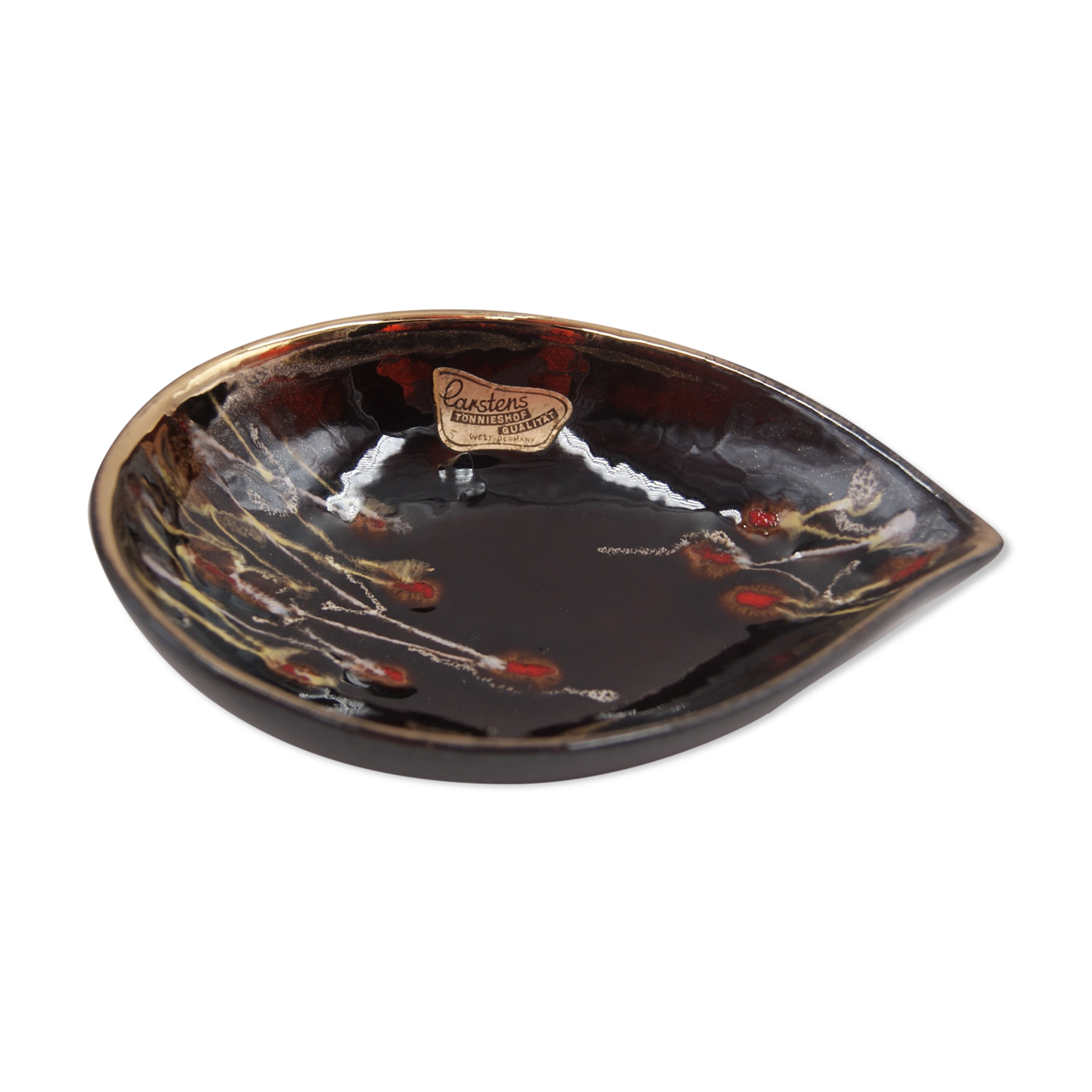 Vintage Carstens Germany ceramic pocket trays