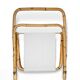 Vintage Folding Chairs in Bamboo and Fabric by Vivai Del Sud, 1970, Set of 12