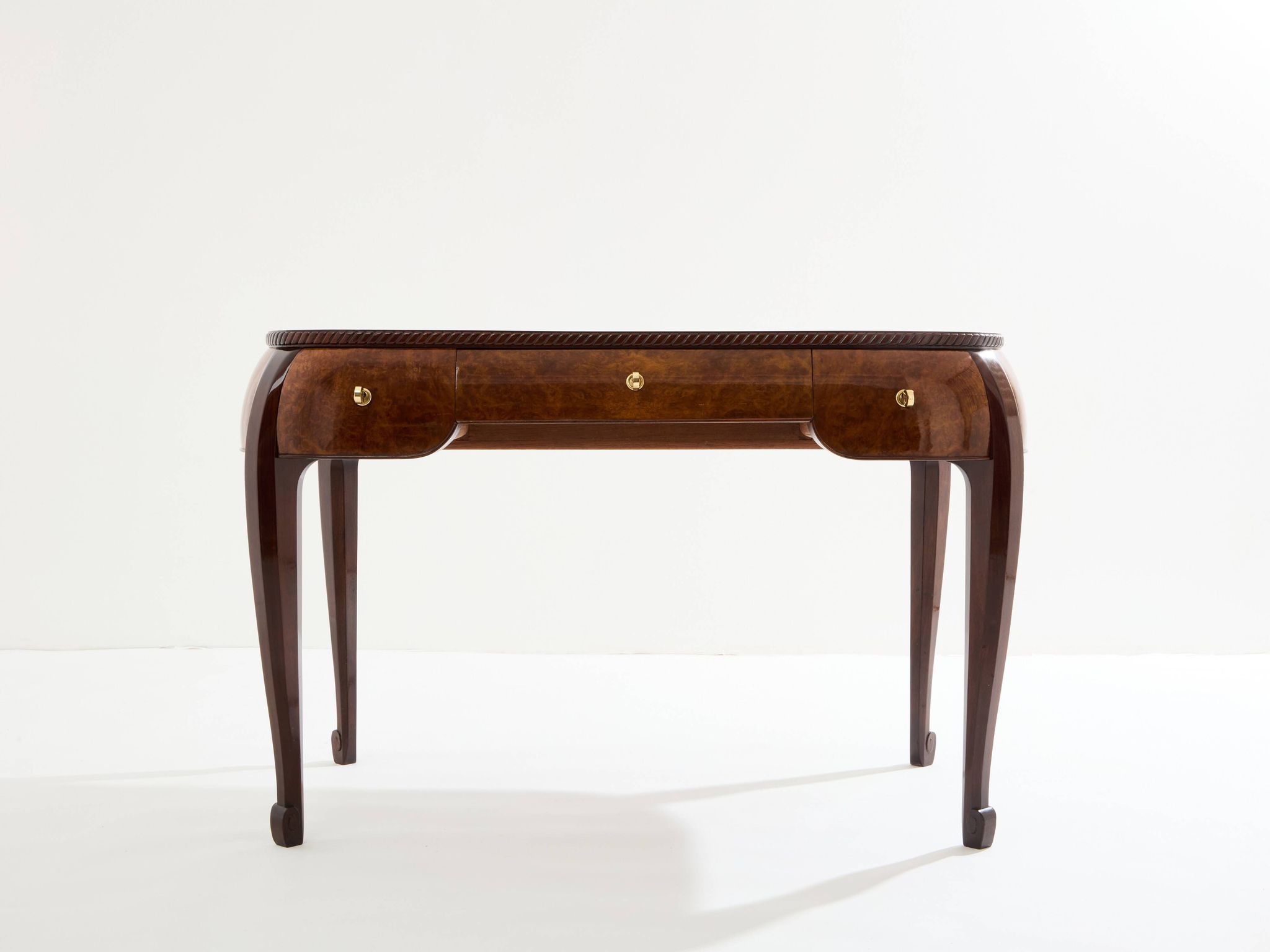 Süe & Mare desk in amboyna burl and rosewood 1921