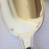 5 Christofle Art Deco Style Silver Plated Soup Spoons 2106257