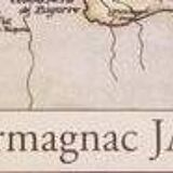 old map armagnac janneau