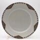 Set of 5 flat plates in Limoges porcelain