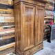 19th-century walnut wardrobe