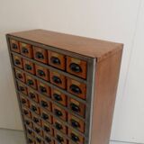 Vintage filing cabinet with 45 drawers