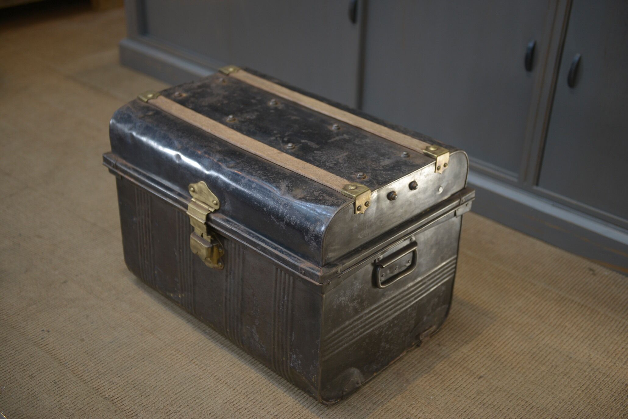 Old metal trunk Willaimson & Sons