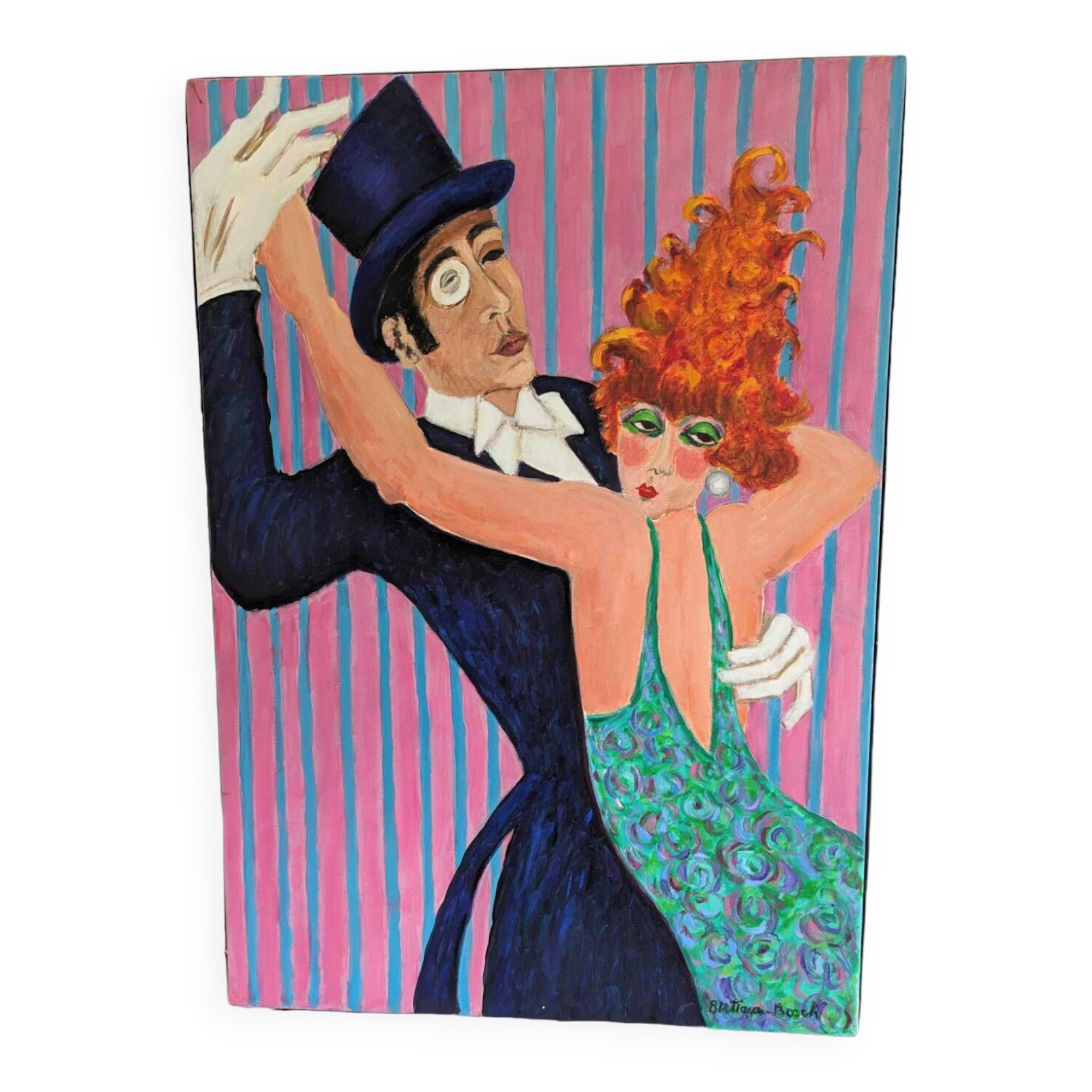 Oil on canvas TANGO PARIS 1925