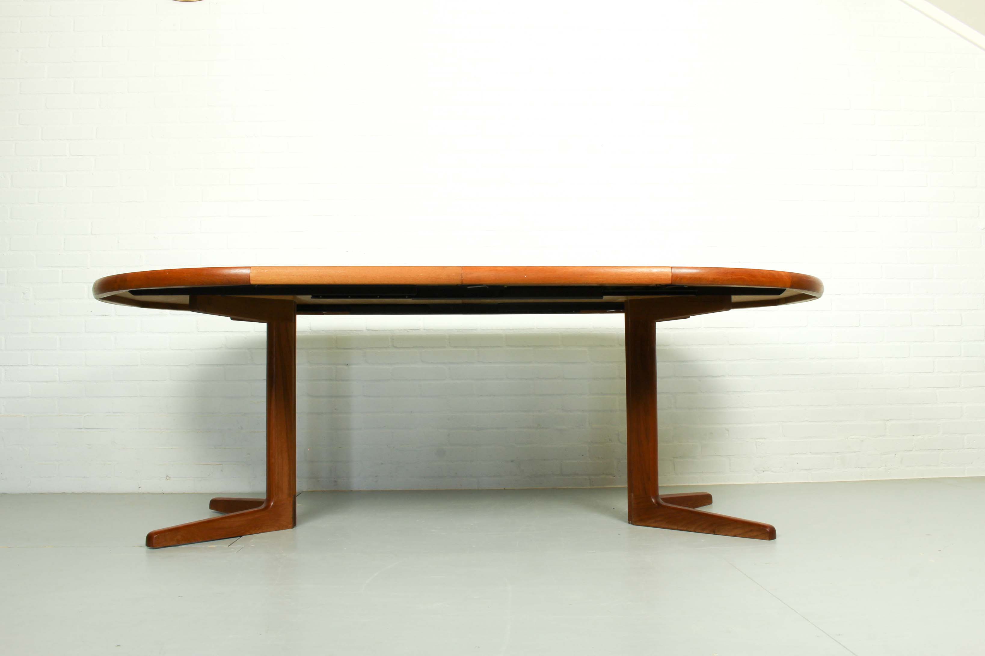 Mid Century Modern E. Valentinsen style Danish Teak Expandable Dining Table