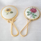 Hand-facing mirrors porcelain from Vintage Limoges