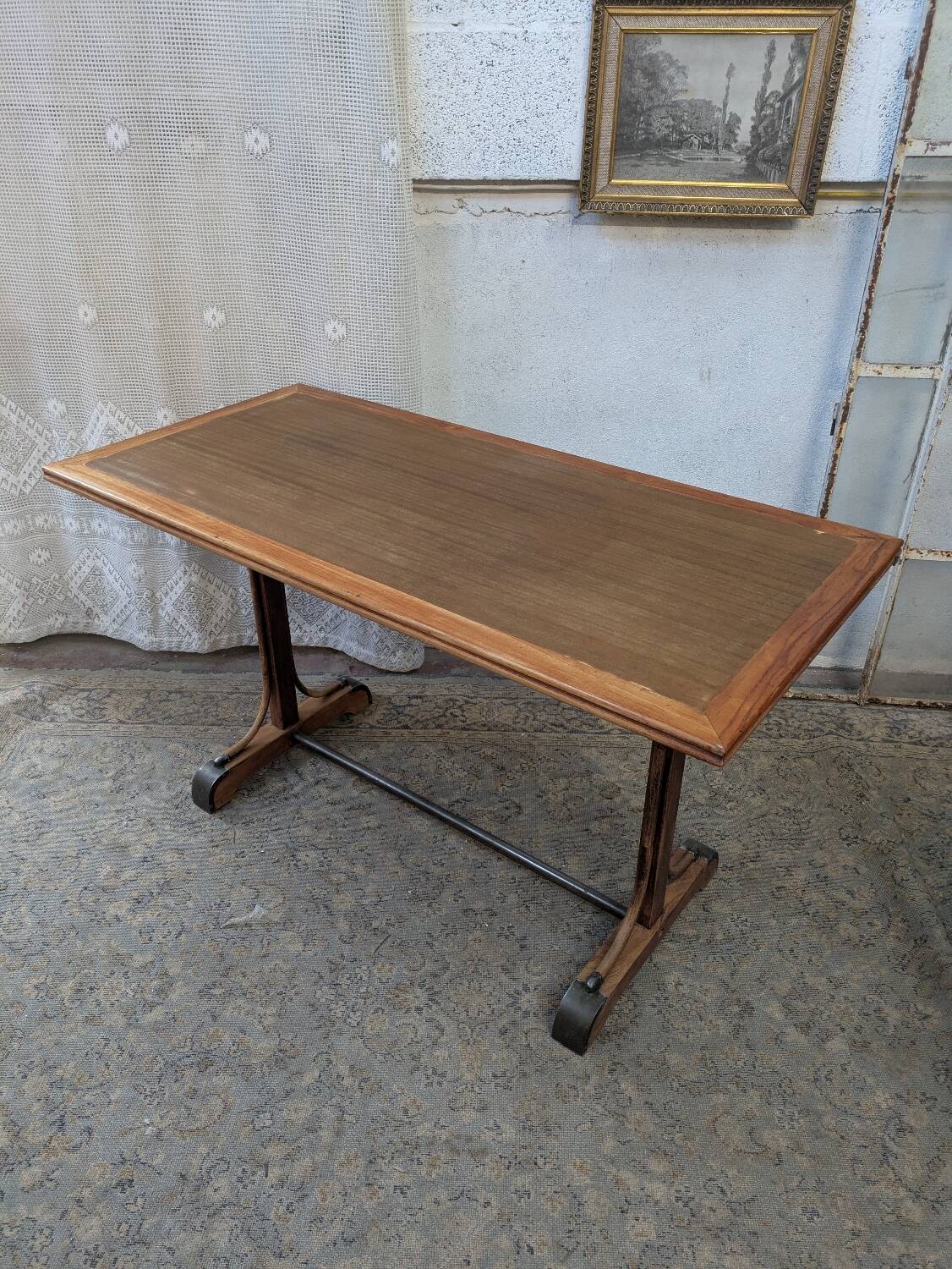 Wooden bistro table