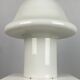 Lampe de table champignon XL en verre blanc entièrement blanc Peill and Putzler 1970