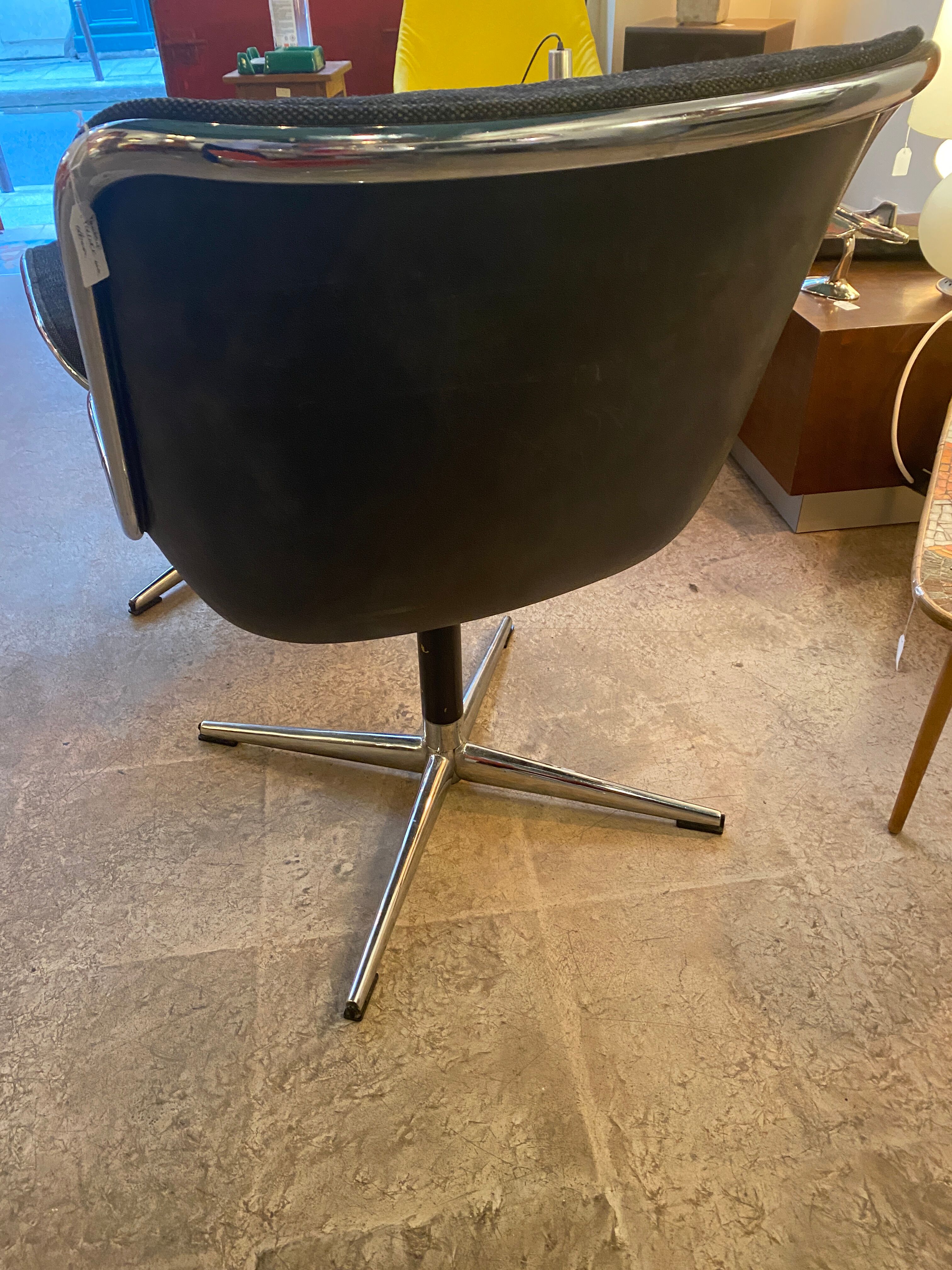 Pollock armchair and ottoman