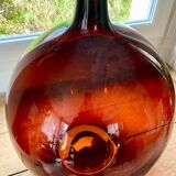 Old amber demijohn 50L