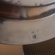 Pair of silver metal bottle underwear punched Art Deco - 1930s
