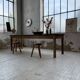 Table de ferme pin noire 250 cm
