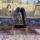 Paire de fauteuils - bergères de style Louis XVI fleurs