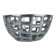 Vintage Brutalist Aluminum Fruit Bowl