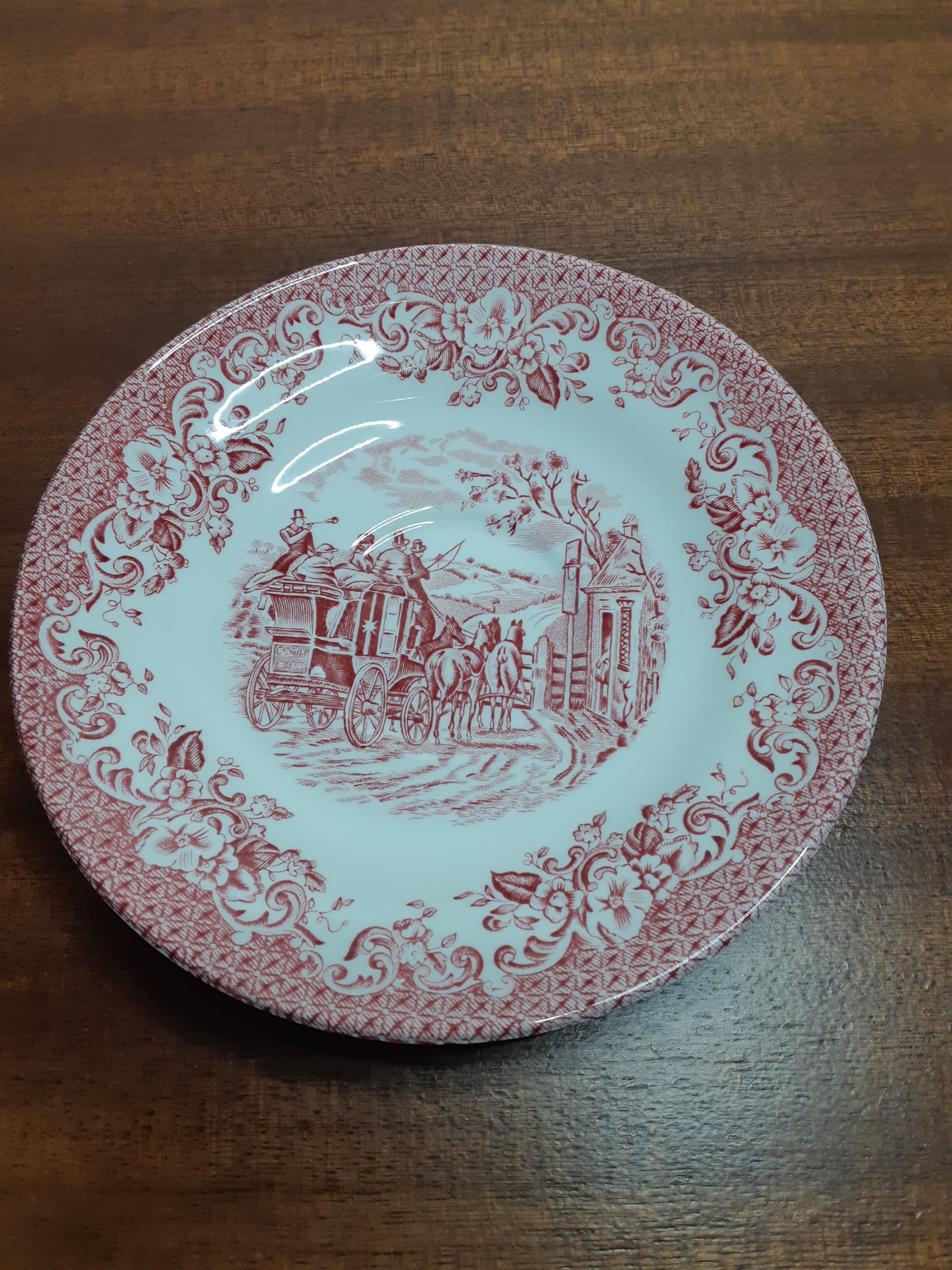 Jonhson bros cup coatching scenes model, english ceramic, antique